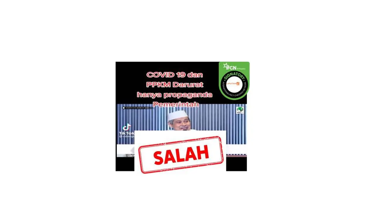 Cek Fakta PPKM Darurat