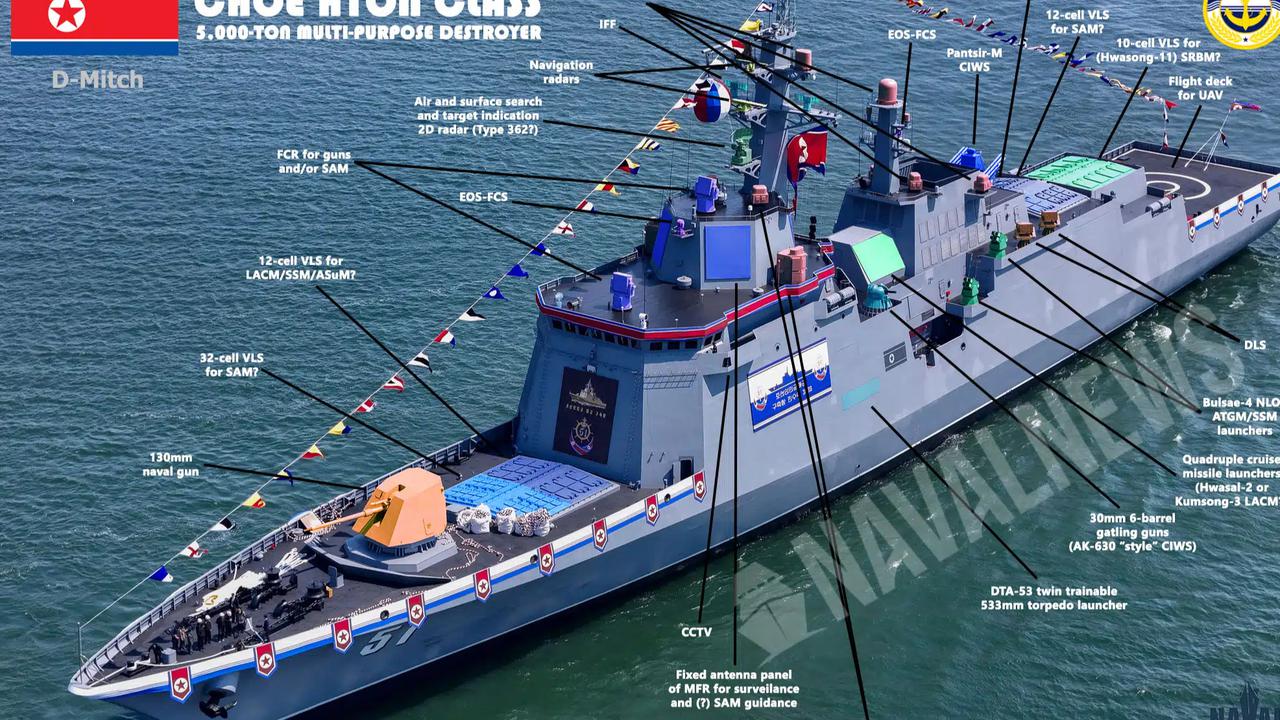 kapal perang baru korea utara
