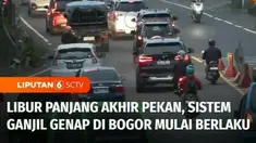 Dan untuk mengetahui kondisi lalu lintas di salah satu kawasan wisata saat libur panjang akhir pekan. Kita langsung bergabung dengan reporter Liputan6 Ridho Yahya yang ada di Simpang Gadog, Bogor, Jawa Barat.
