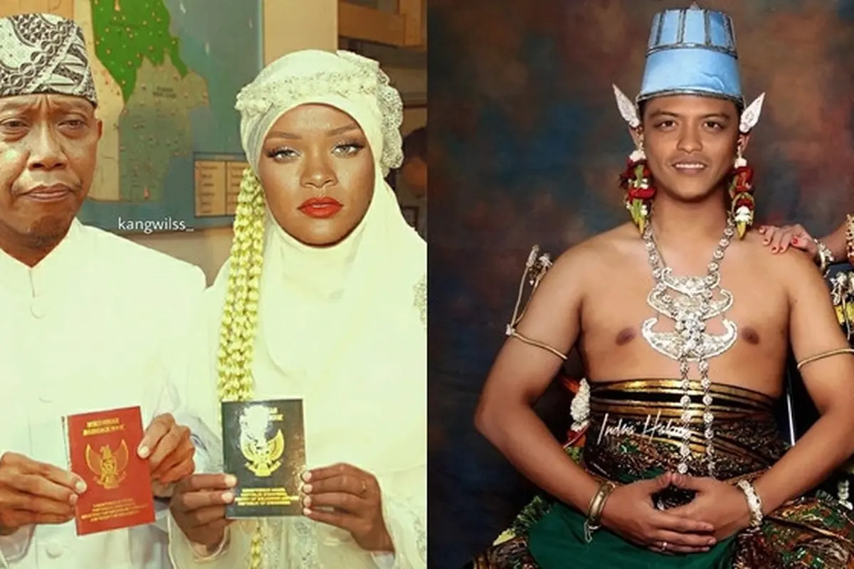 6 Editan Seleb Hollywood Pakai Baju Pengantin Ini Bikin Ketawa Geli