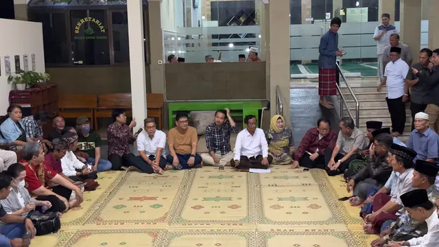 Calon wakil presiden (cawapres) Mahfud Md di Yogyakarta, Selasa (13/2/2024).