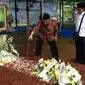 M Nuh melayat ke Hasyim Muzadi (Liputan6.com/ Ady Anugrahadi)