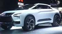 Mitsubishi e-Evolution Concept menjalani debut di Tokyo Motor Show 2017.  (Edu Krisnadefa/Liputan6.com)