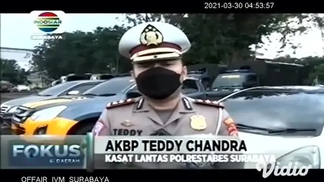 VIDEO: Kamera Canggih Menempel di Helm dan Motor Tim Urai Satlantas Surabaya