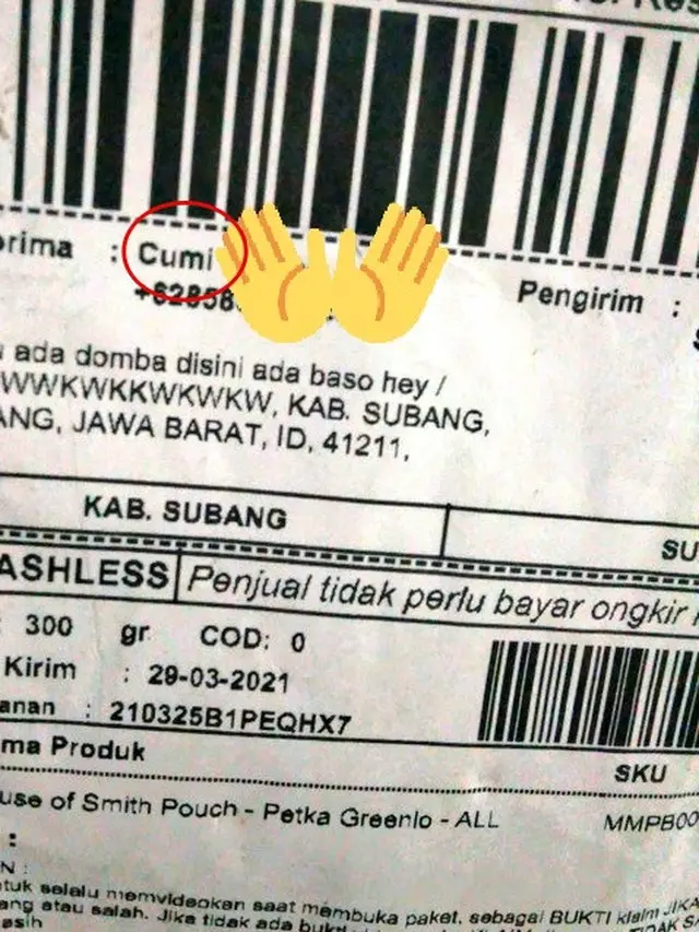 6 Nama Penerima Paket Barang Ini Nyeleneh Banget, Bikin Ketawa
