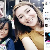 Cewek ini ingin memberi makan seorang penjual bunga, tapi dia malah didatangi banyak orang. Ada apa, ya? | Sumbe Foto: facebook.com/mikee.blanco.3