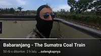 Tangkapan layar rekaman video yang diunggah oleh WNA pada akun YouTube bernama Vaga Vegabond. Foto : (Istimewa).