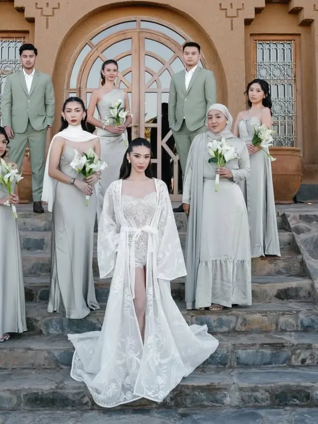 Yuki Kato di Pernikahan Sahabat di Maroko. [@fcgweddings]