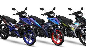Tampak Yamaha MX-King 150 yang hadir dengan penyegaran warna terbaru (Yamaha Motor)
