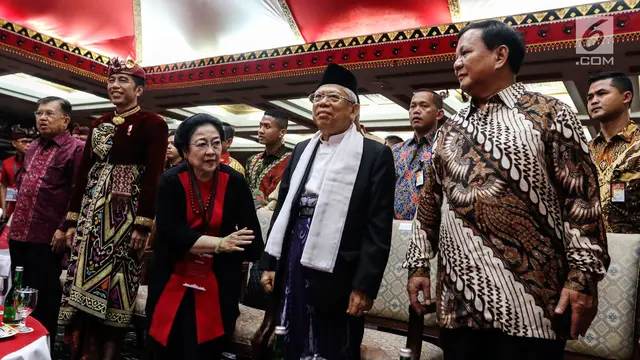 Jokowi hingga Prabowo Hadiri Kongres V PDIP di Bali