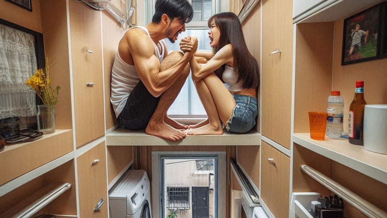 Ilustrasi Hidup di Rumah Sempit