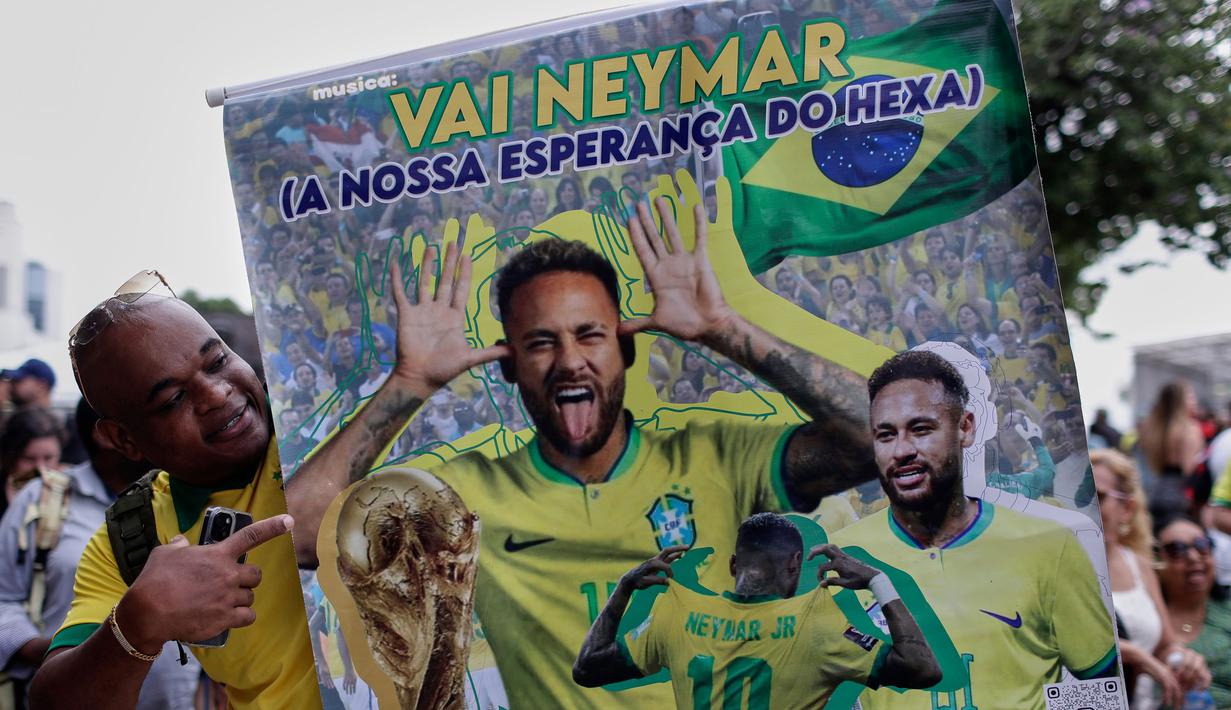 Kejutan mewarnai pengumuman nama skuad Brasil untuk Piala Dunia 2026 pada Senin (18/05/2026) waktu setempat. (AP Photo/Bruna Prado)