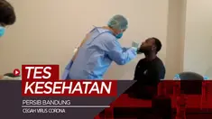 Berita video beberapa pemain di tim Persib Bandung menjalani tes kesehatan sebagai langkah pencegahan terhadap terpaparnya virus Corona.