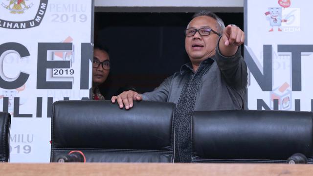 Ketua KPU Sampaikan Hasil LPSDK Parpol Peserta Pemilu 2019