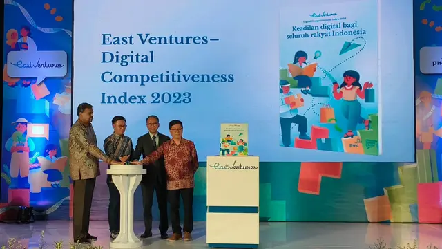 Peluncuran Laporan East Ventures – Digital Competitiveness Index 2023, di Jakarta, Rabu (5/4/2023).