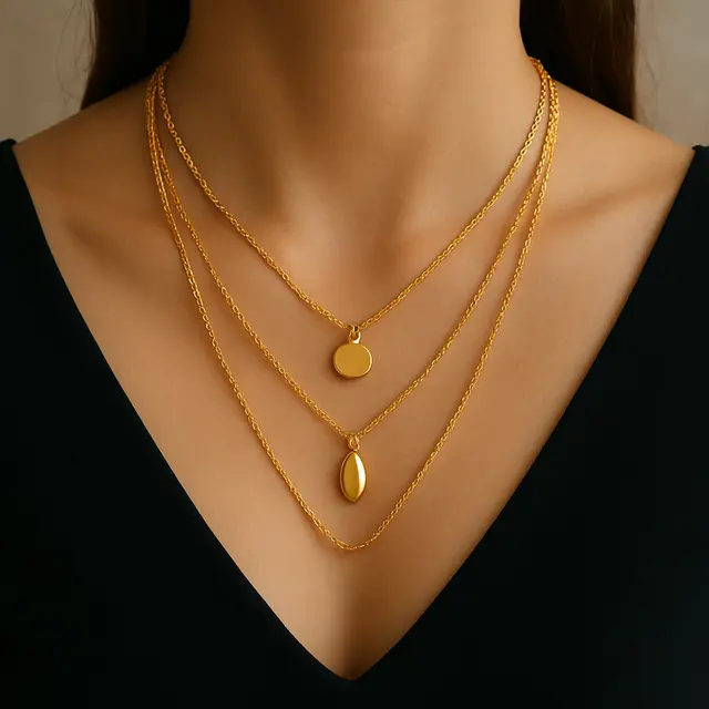 Model Kalung Emas Panjang (Foto: ChatGPT)