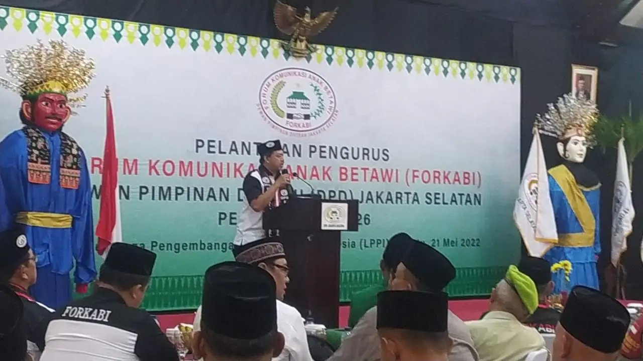 Pelantikan DPD Forkabi Jakarta Selatan, di Gedung LPPI Kemang. (Istimewa)
