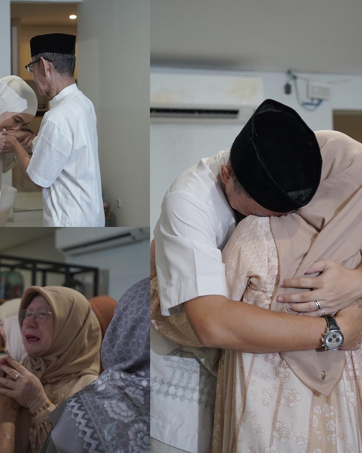 Berangkat Haji, 9 Potret Ananda Omesh Pamitan Kepada Keluarga & Sahabat Sebelum Bertolak ke Tanah Suci - Penuh Haru
