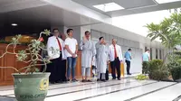 Pasangan bakal capres dan cawapres Joko Widodo atau Jokowi dan Ma'ruf Amin menjalani tes kesehatan di RSPAD, Jakarta (Liputan6.com/ Yunizafira Putri)