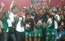 Trofi Piala Kemerdekaan PSMS Medan Rusak