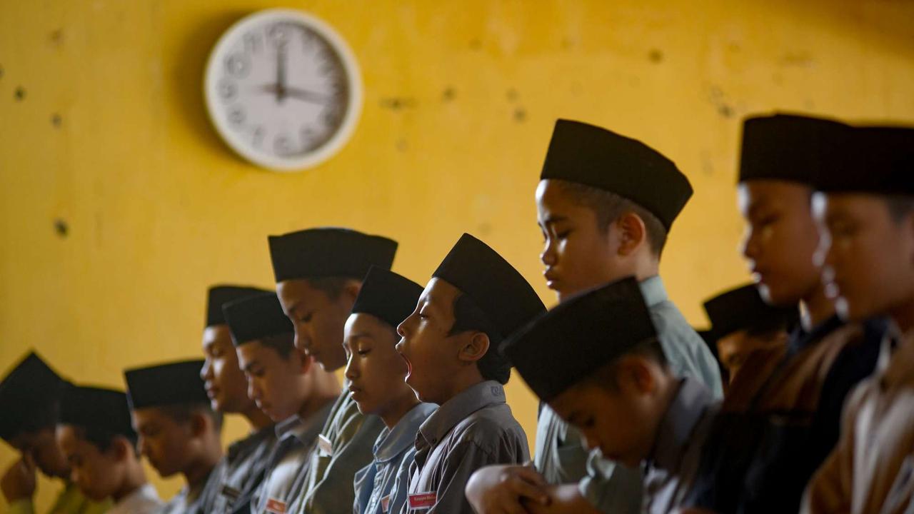 Santri bertadarus Alquran di Depok