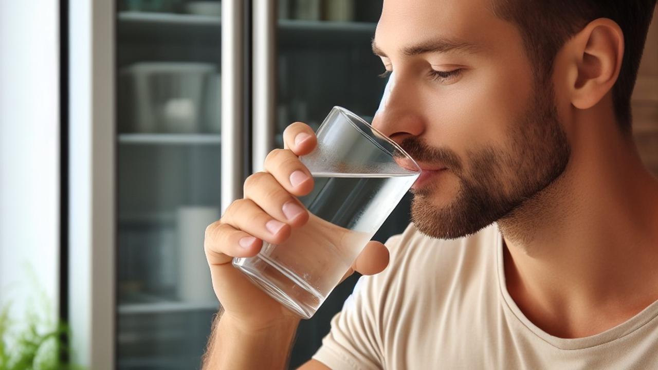 ilustrasi minum air