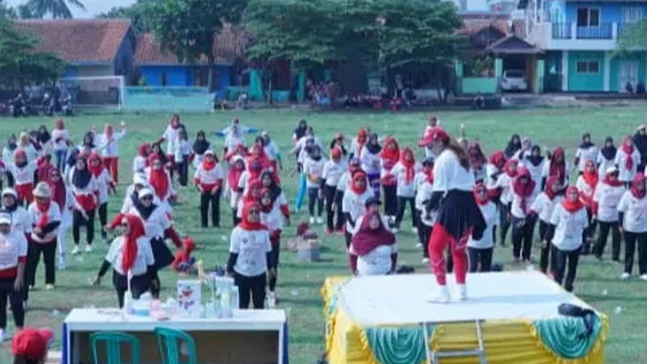 Sebarkan Gaya Hidup Sehat Relawan Ganjar Lewat Acara Senam Bareng