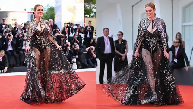 Julianne Moore Tampil Berkilau di Venice Film Festival 2022