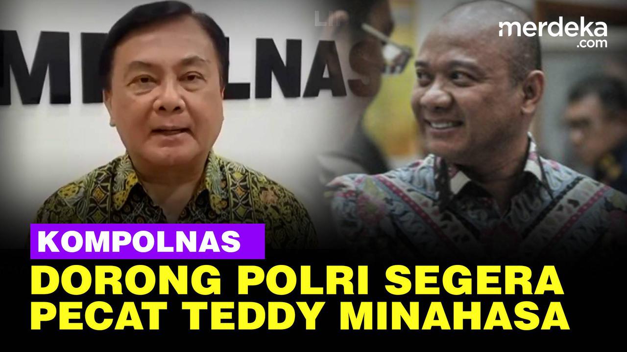 VIDEO: Kompolnas Desak Polri Segera Pecat Jenderal Narkoba Teddy Minahasa