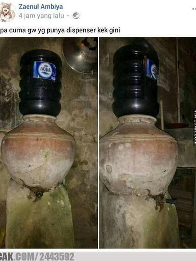 6 Potret Dispenser Ini Nyeleneh Banget, Kocak