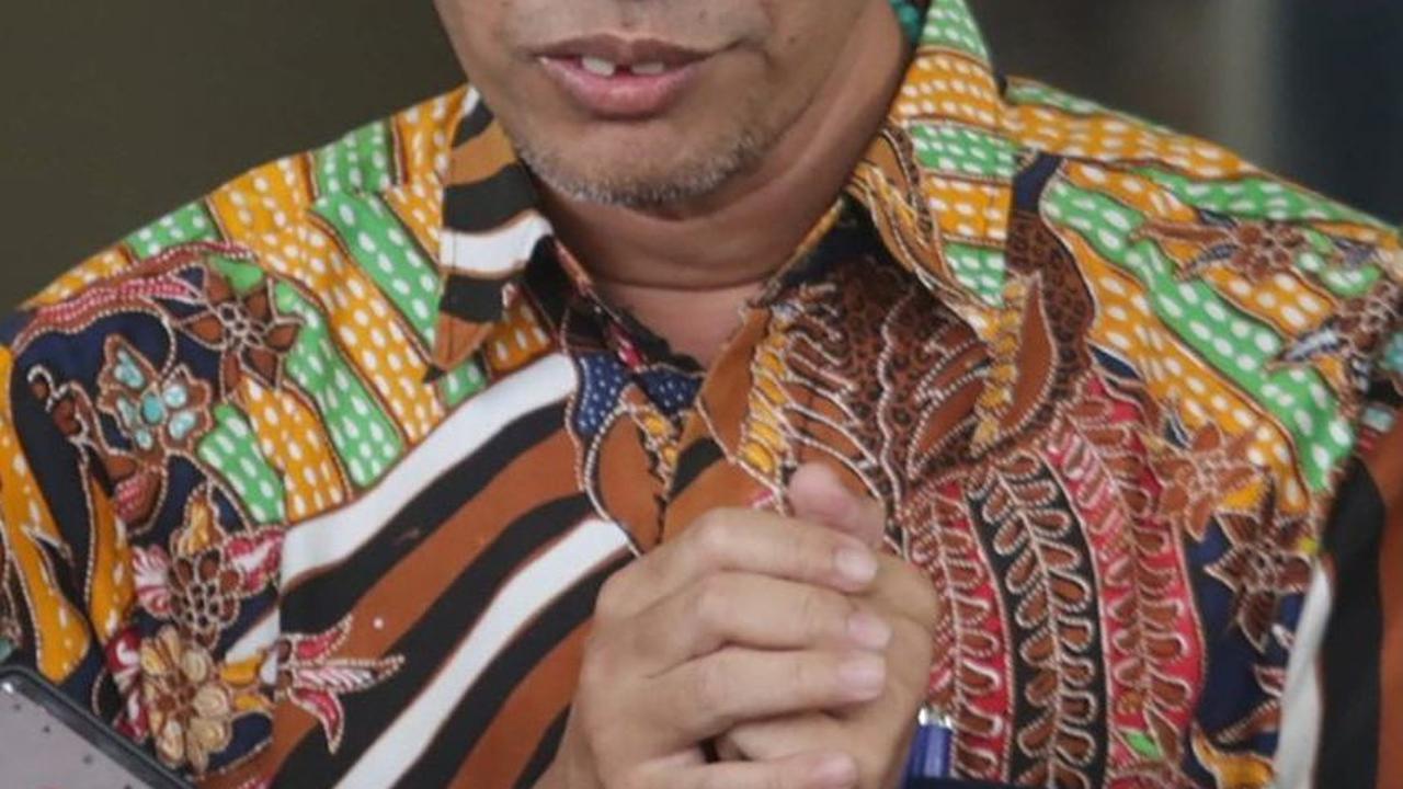 Dalam keterangannya, Ghufron juga mengaku bahwa dirinya menghormati segala proses persidangan etik yang digelar Dewas KPK. Foto: merdeka.com / Arie Basuki<br>