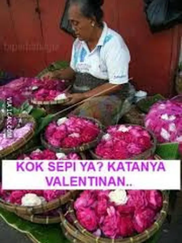 6 Potret Bunga Lowbudget untuk Valentine Ini Bikin Tepuk Jidat