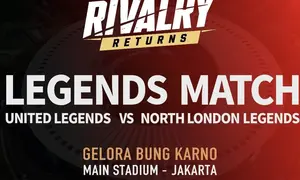 United Legends vs North London Legends Bertarung di GBK 10 Oktober