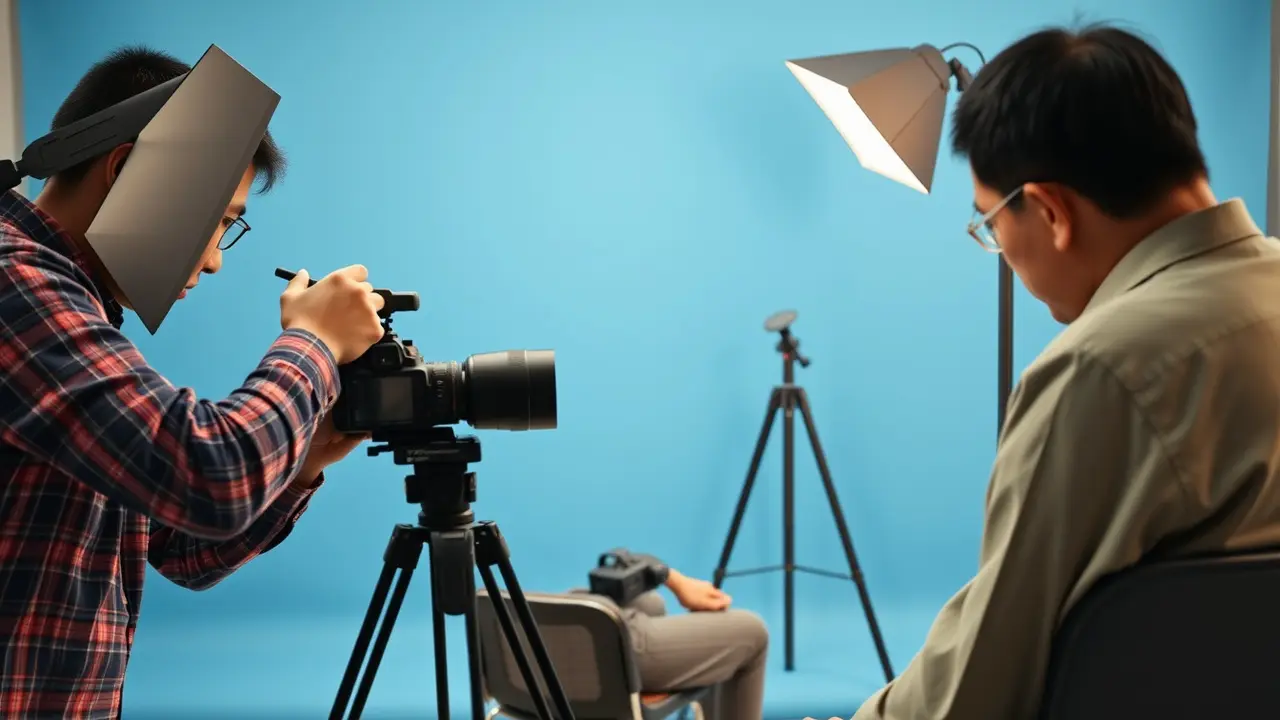 tips foto ktp untuk wajah tidak simetris