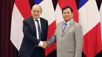 Prabowo Bertemu Menlu Prancis, Bahas Lanjutan Kerja Sama Intelijen hingga IPTEK