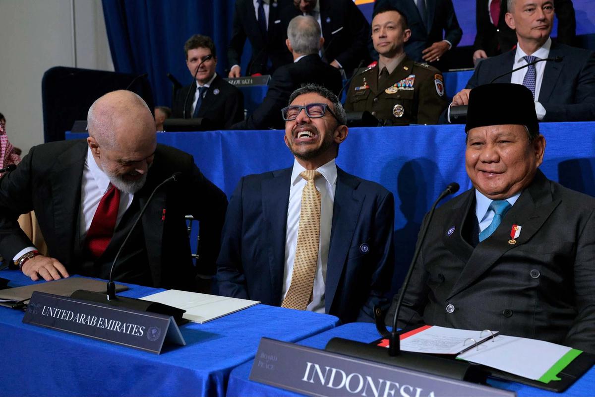 FOTO: Presiden Prabowo Hadiri Pertemuan Perdana Dewan Perdamaian di Washington