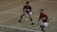 Pasangan Indonesia Sunu Wahyu Trijati/David Agung Susanto takluk dari jagoan tuan rumah rumah, Treat Conrad Huey/Francis Casey Alcantara, dengan skor 2-6, 4-6, 4-6, pada ajang Piala Davis Grup II Zona Asia Oceania di Manila, Filipina, Sabtu (4/2/2017).