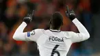 Gelandang Prancis, Paul Pogba melakukan selebrasi usai mencetak gol kegawang Belanda pada grup A kualifikasi Piala Dunia 2018 di stadion Arena di Amsterdam, Belanda, Senin (10/10). Prancis menang atas Belanda dengan skor 1-0. (AP Photo/Peter Dejong)
