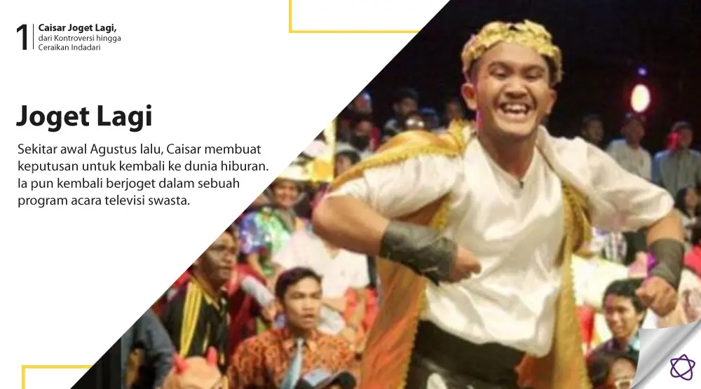 Caisar Joget Lagi, dari Kontroversi hingga Ceraikan Indadari. (Foto: Instagram/@caisar_yang_ belomsempurna, Desain: Nurman Abdul Hakim/Bintang.com)