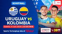 Link Live Streaming: Uruguay Vs Kolombia di Vidio, 11 juli 2024. (sumber: dok. Vidio.com)
