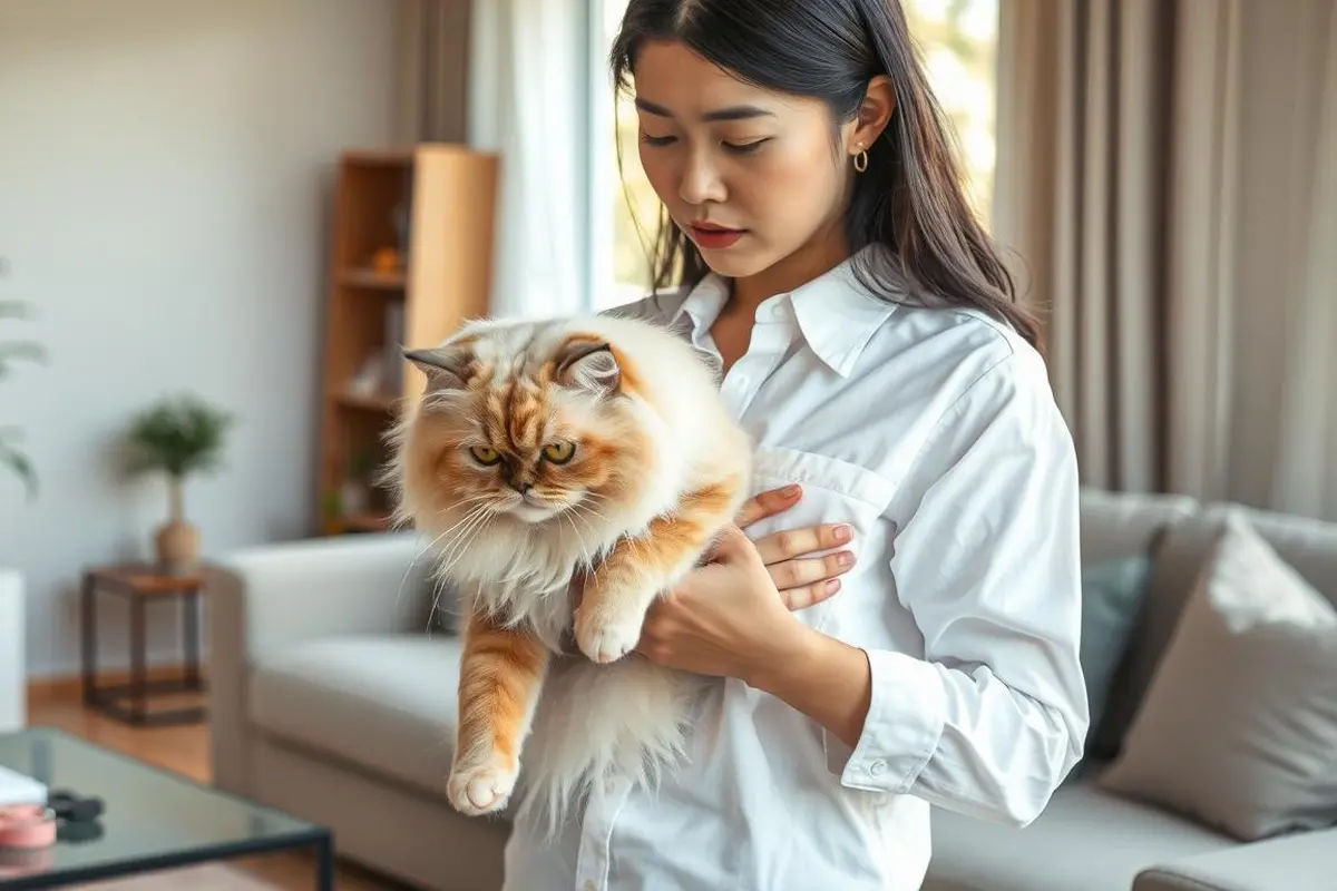Ilustrasi kucing (Foto: AI)
