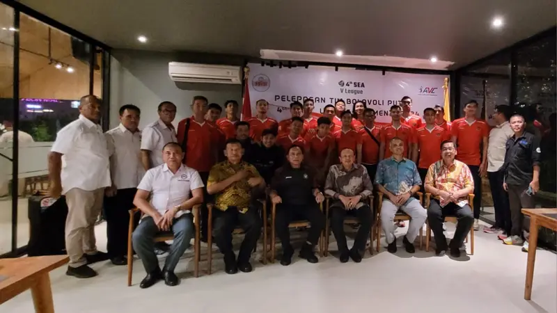 Skuad Timnas Voli Putra Indonesia untuk Ajang 4th SEA V League Filipina 2024