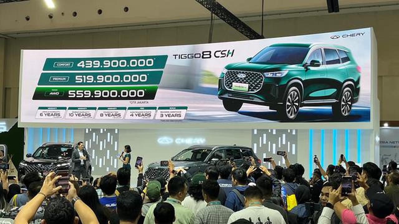 Harga Mulai Rp439 Jutaan, Ini Spesifikasi Dua Varian Baru Chery TIGGO 8 CSH di GJAW 2025