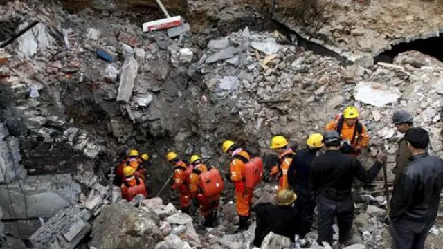 Lokasi longsor China. (Reuters)