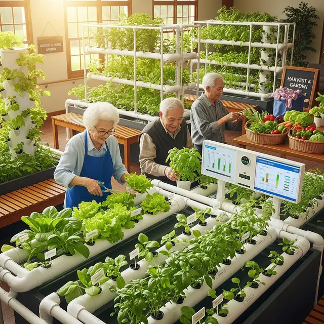 Kebun Hidroponik Modern dan Efisien