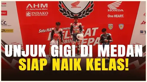  Pembalap Muda Unjuk Gigi di Ajang Honda Dream Cup 2025 Medan, Siap Naik Kelas di Masa Depan