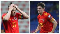 Didukung para pemain yang berkiprah di kompetisi Eropa, Wales akan melakoni laga perdana mereka di Grup A Euro 2020 (Euro 2021) kontra Swiss. Selain Gareth Bale sebagai pemain senior, Wales juga menumpukan harapan pada sayap muda Manchester United, Daniel James. (Foto: Kolase AFP)