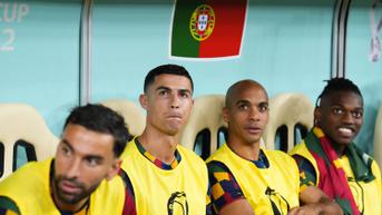 Pertama Kalinya, Cristiano Ronaldo Jadi Pemain Cadangan Bagi Timnas Portugal di Piala Dunia