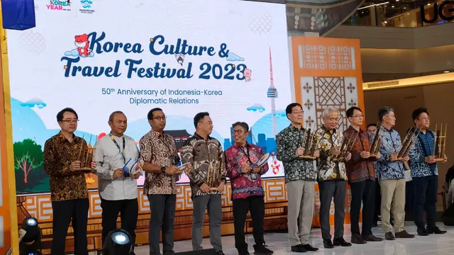 Suasana konferensi pers Korea Culture and Travel Festival 2023 di Kota Kasablanka Jakarta, Jumat (1/9/2023). (Foto: Dok. Istimewa)