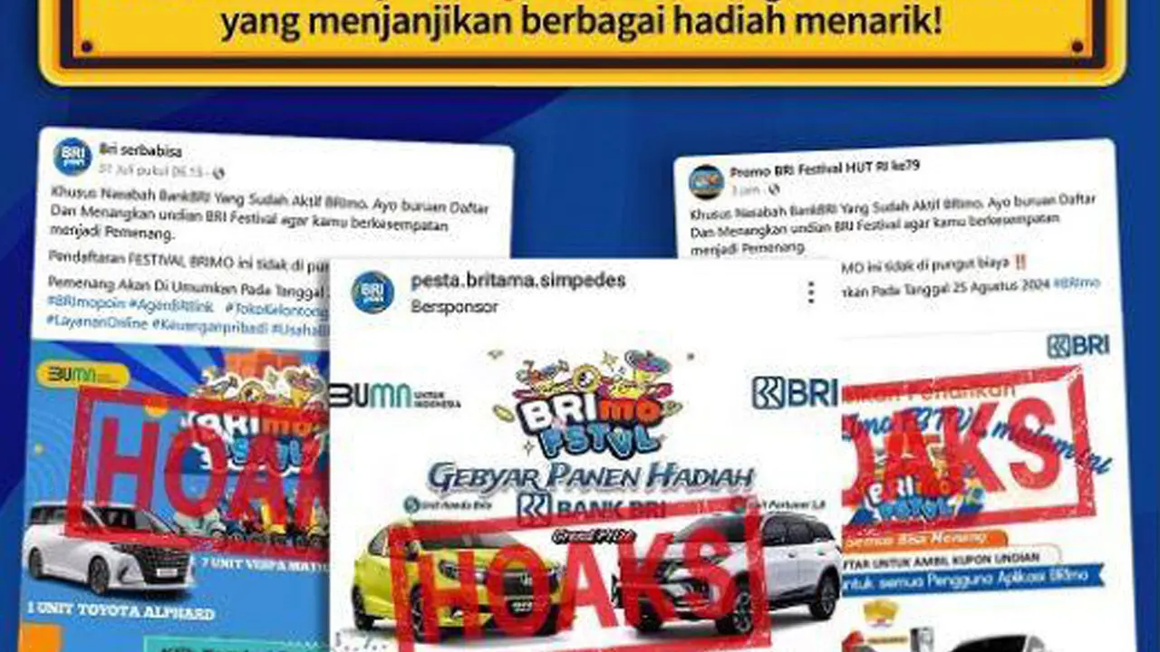 Kenali Modus Penipuan BRImo FSTVL, Begini Cara Bedakan yang Asli dan Palsu!